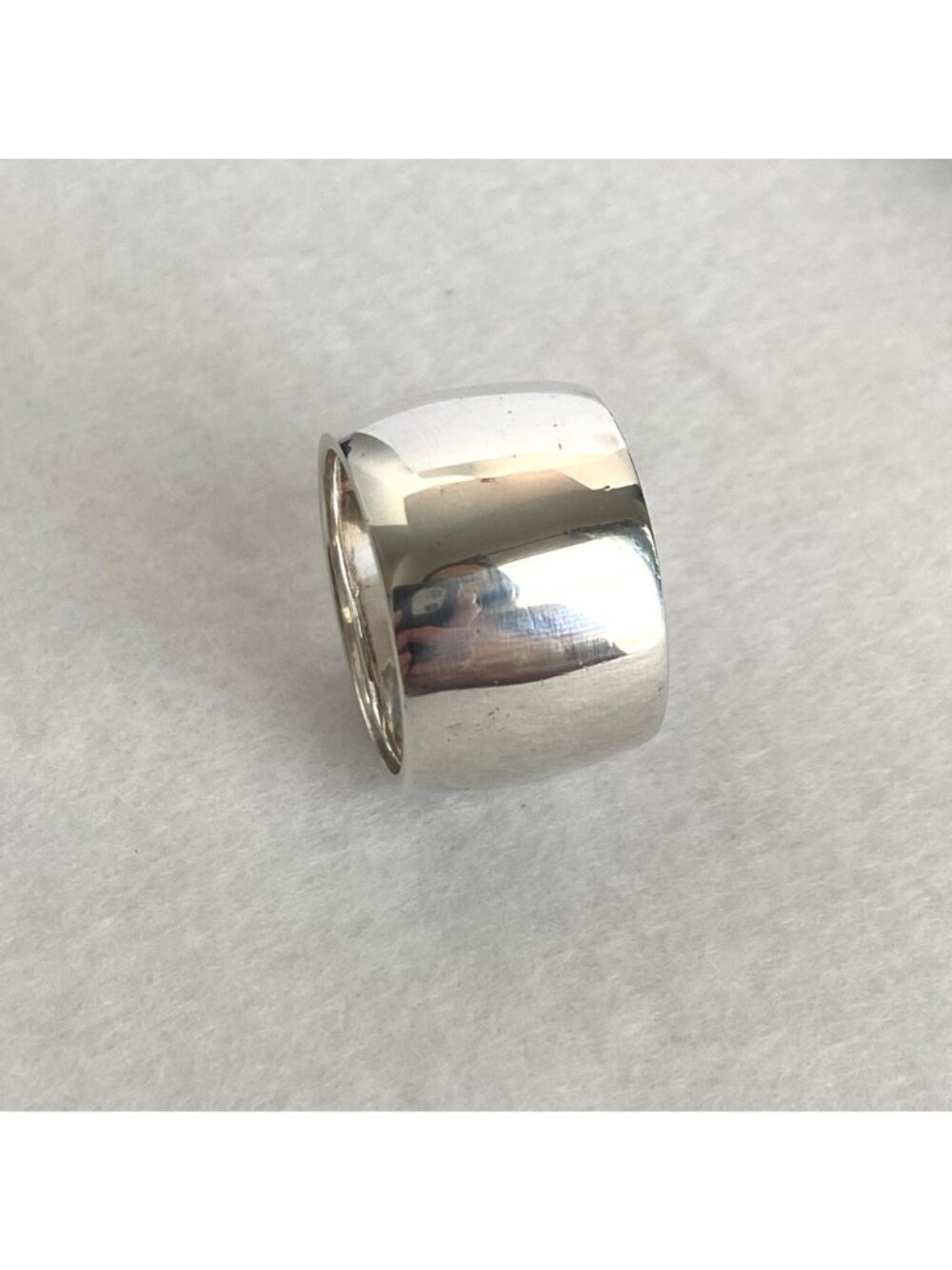 Silpada Sterling Silver 925 Polished Wide Band Cuff Cigar Ring Sz 7.25 - Picture 14 of 16